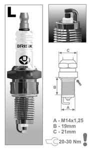 Свеча зажигания ВАЗ 2108-099, 2110 8V инжектор (1 шт) Super Forte