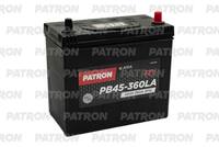 PATRON ASIA 12V 45AH 360A (L+) B0 тонкие клеммы JIS T1 237x127x227mm 11,3kg