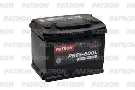 PATRON PLUS 12V 65AH 600A ETN 1(L+) B13 242x175x190mm 14,3kg