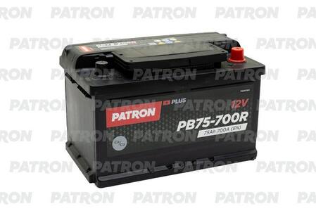 PATRON PLUS 12V 75AH 700A (R+) B13 278x175x175mm 15,3kg