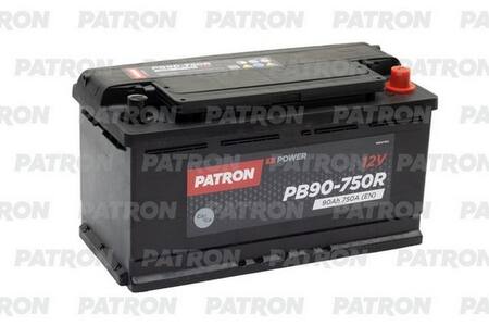 PATRON POWER 12V 90AH 750A ETN 0(R+) B13 353x175x190mm 20,1kg