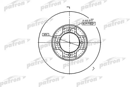 Тормозной диск передний M323 BF --89