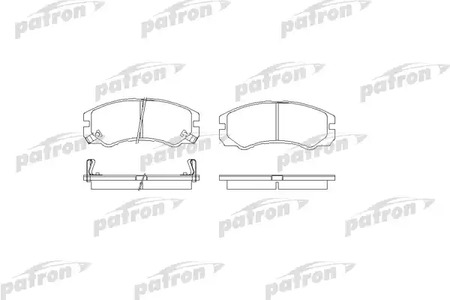 Тормозные колодки передние OPEL FRONTERA A 95-- (Датчик: нет)