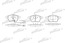 Тормозные колодки передние VW GOLF4, BORA 1.8T-2.8 (Датчик: да)