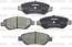 Тормозные колодки передние CITROEN C1 05-14, PEUGEOT 107, 108 05-14 1.0-1.4