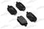 Тормозные колодки задние дисковые FORD FOCUS DA 09--, KUGA 08--, MONDEO 07--