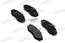 Тормозные колодки передние NISSAN TERRANO WD21, R20, SERENA C23 93-- (Датчик: нет)