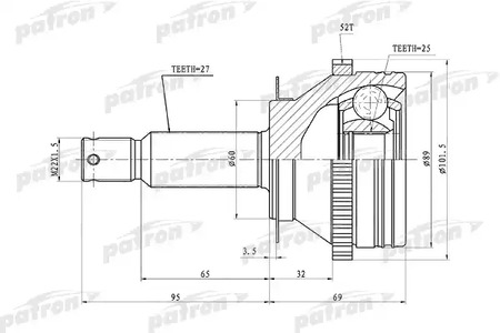 Граната наружняя HYUNDAI [27-26-60] SANTA FE SM 00--