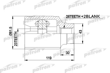 Граната внутренняя M626 GE 92-97, MAZDA XEDOS6 2.0 R