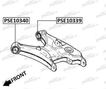 С/Б заднего рычага BMW E39, E38 (нижний рычаг/передний)