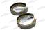 Тормозные колодки задние барабан PEUGEOT 406 94-04, FORD ECONOVAN 86-92, MAZDA E2000, E2200 84-02 [228mm]