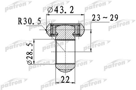 Трипоид AUDI A3 03-12 34x43.2x22