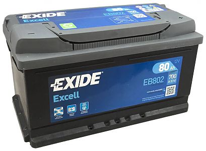Аккумуляторная батарея Exide 80/Ч Excell EB802 Аккумуляторная батарея Exide 80/Ч Excell EB802